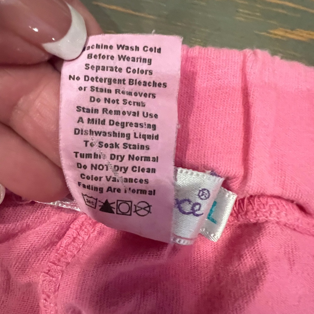 Fresh Produce Pink shorts and top set size XL Y2K vintage - Picture 10 of 12